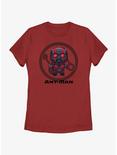 Marvel Ant-Man and the Wasp: Quantumania Chibi Quantum Ant-Man Badge Womens T-Shirt, RED, hi-res