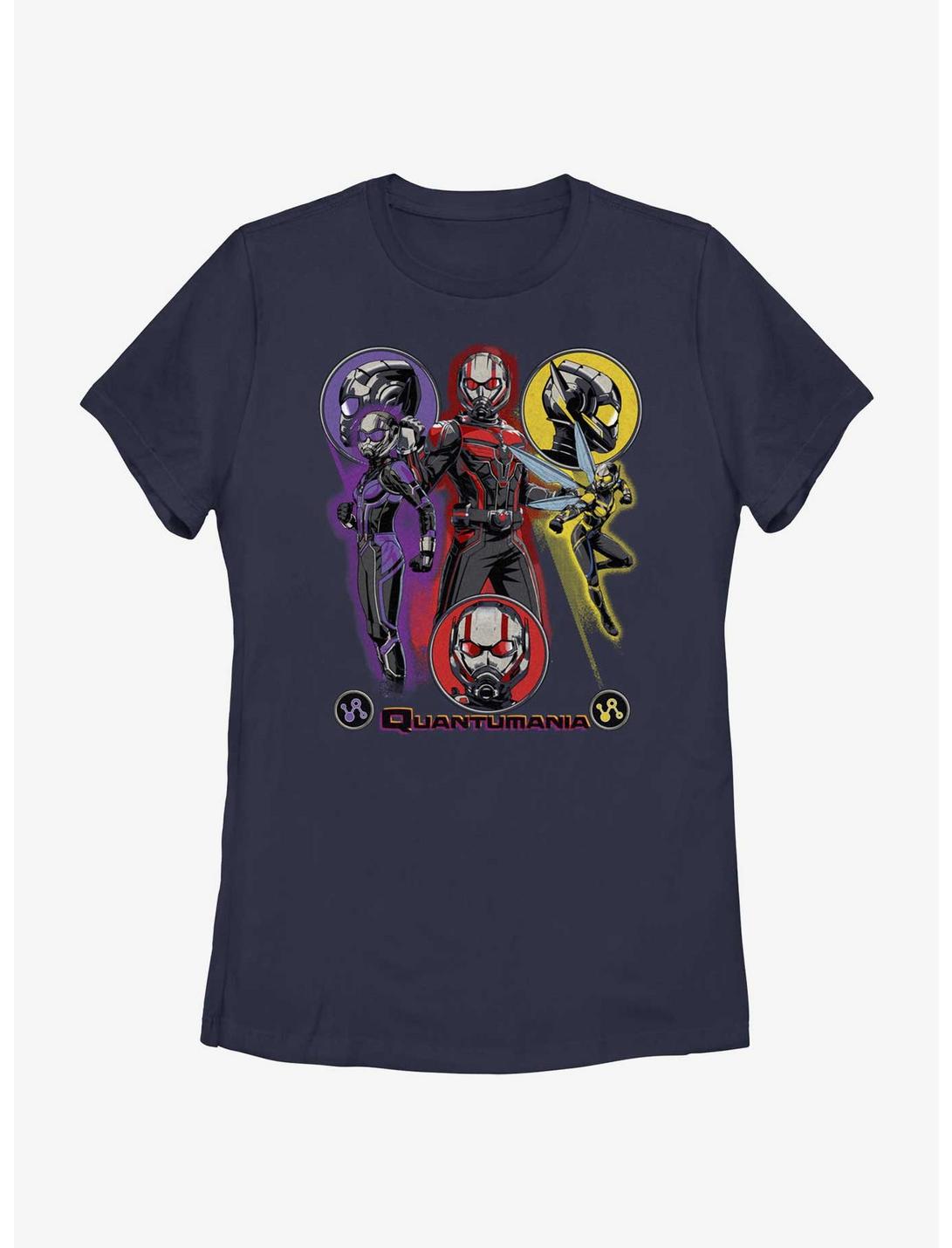 Marvel Ant-Man and the Wasp: Quantumania Triple A-Team Womens T-Shirt, NAVY, hi-res