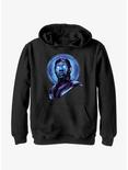 Marvel Ant-Man and the Wasp: Quantumania Kang Profile Youth Hoodie, BLACK, hi-res