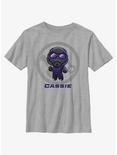 Marvel Ant-Man and the Wasp: Quantumania Chibi Quantum Cassie Badge Youth T-Shirt, ATH HTR, hi-res