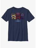 Marvel Ant-Man and the Wasp: Quantumania Chibi Heroes Youth T-Shirt, NAVY, hi-res