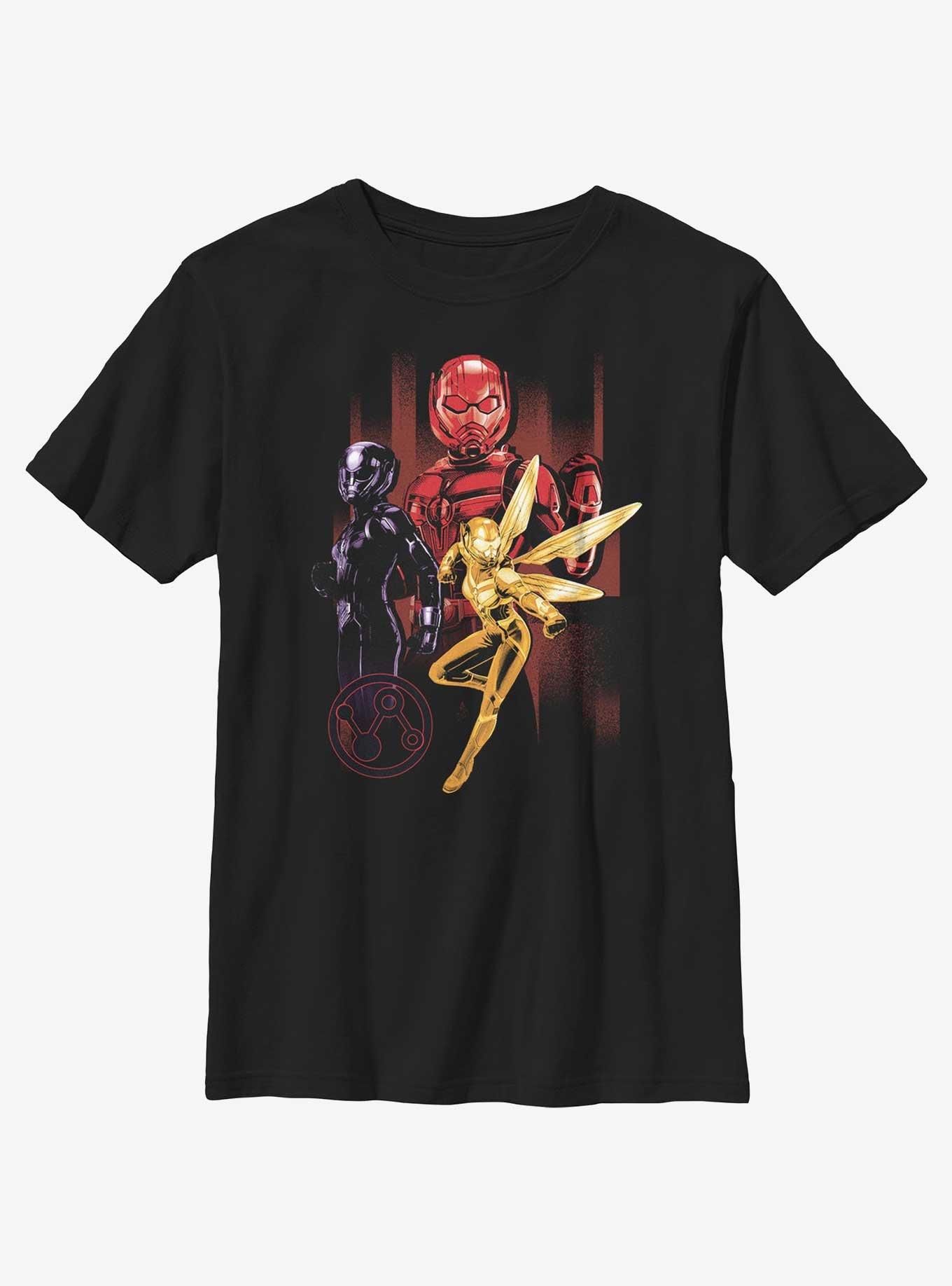 Marvel Ant-Man and the Wasp: Quantumania Hero Group Youth T-Shirt, BLACK, hi-res
