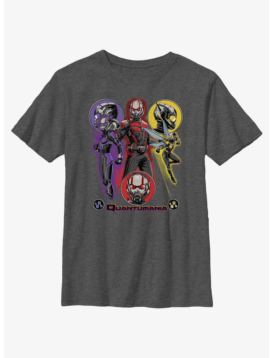 Marvel Ant-Man and the Wasp: Quantumania Triple A-Team Youth T-Shirt, CHAR HTR, hi-res