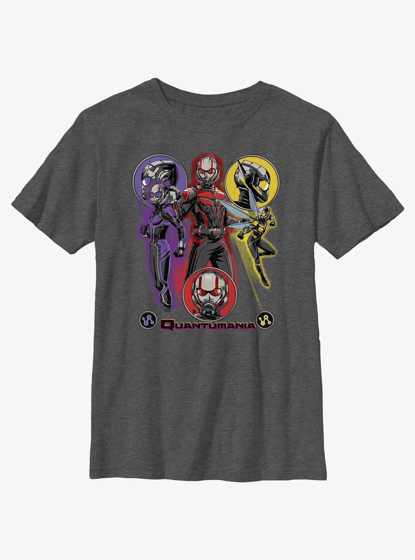 Marvel Ant-Man and the Wasp: Quantumania Triple A-Team Youth T-Shirt, CHAR HTR, hi-res