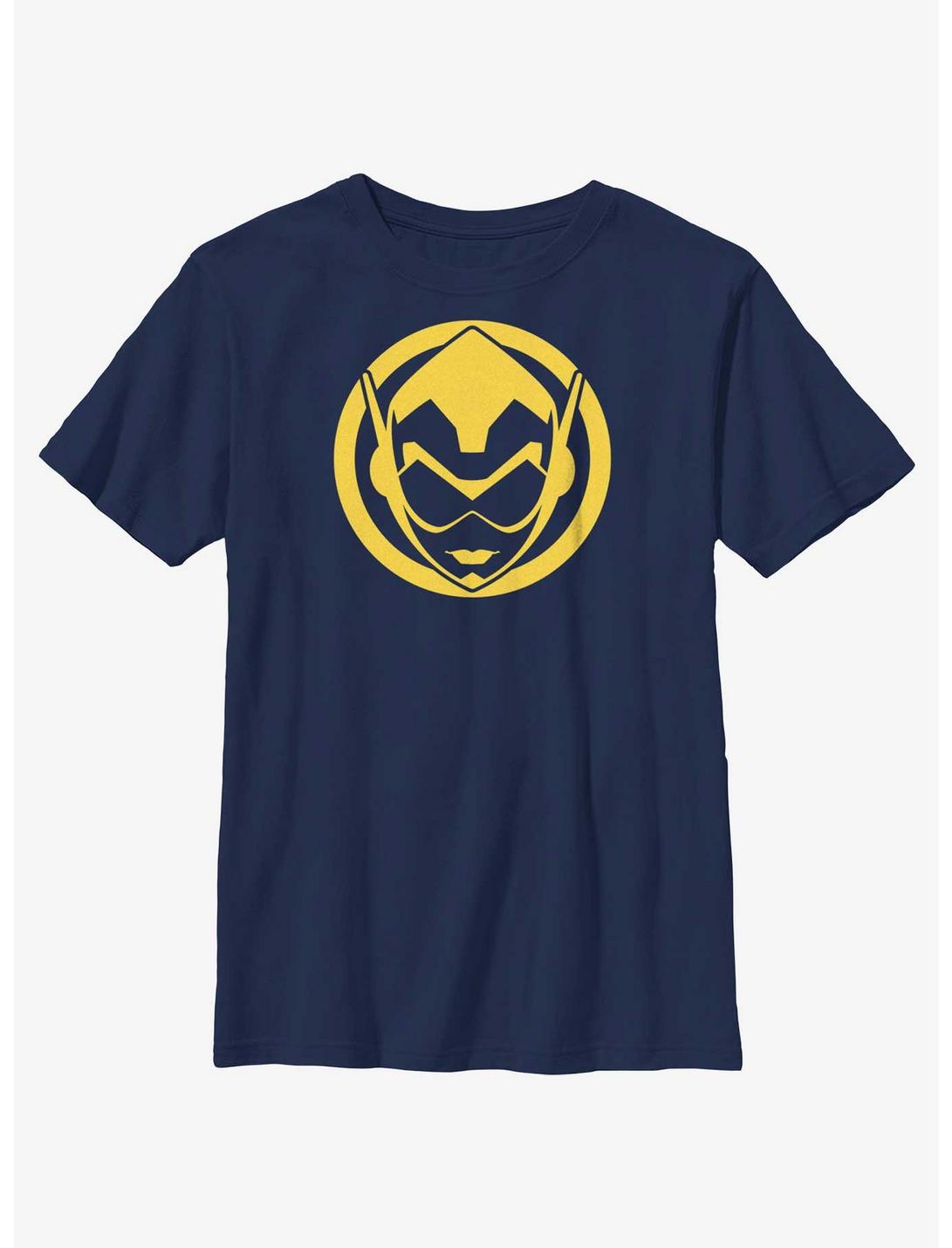 Marvel Ant-Man and the Wasp: Quantumania Wasp Icon Youth T-Shirt, NAVY, hi-res