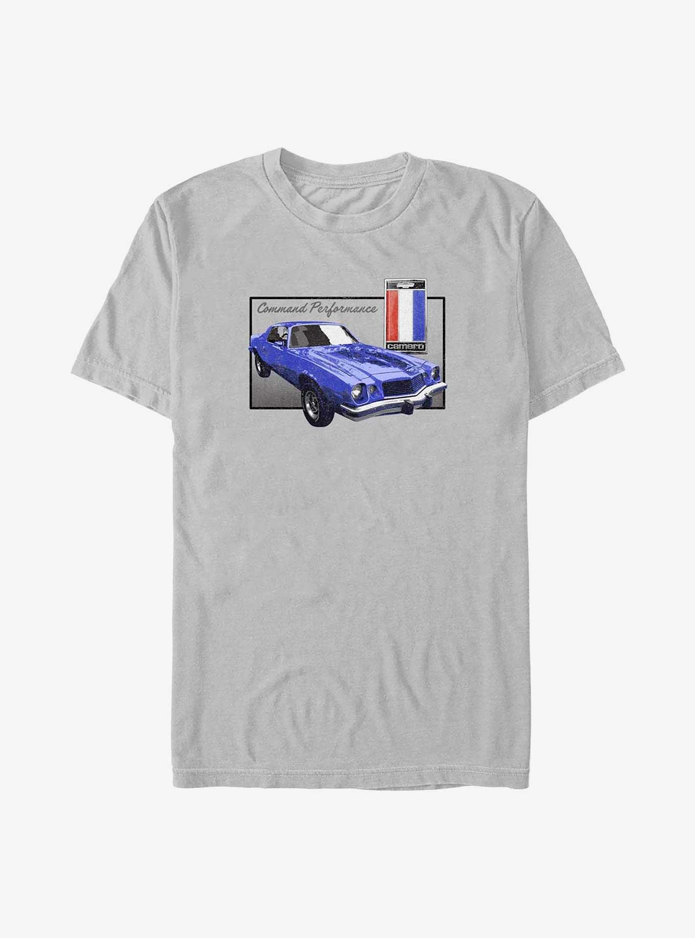 General Motors 1977 Chevrolet Camaro Command Performance T-Shirt, SILVER, hi-res