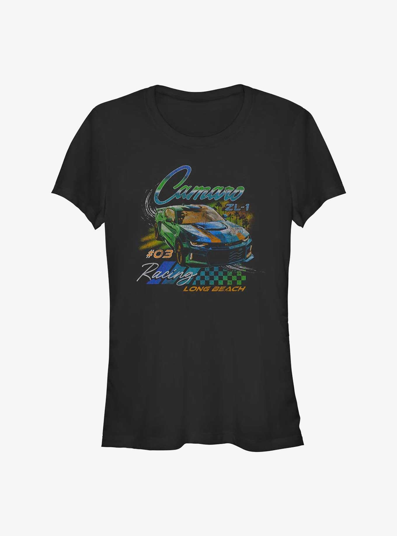 General Motors Camaro Racing Long Beach Girls T-Shirt, , hi-res