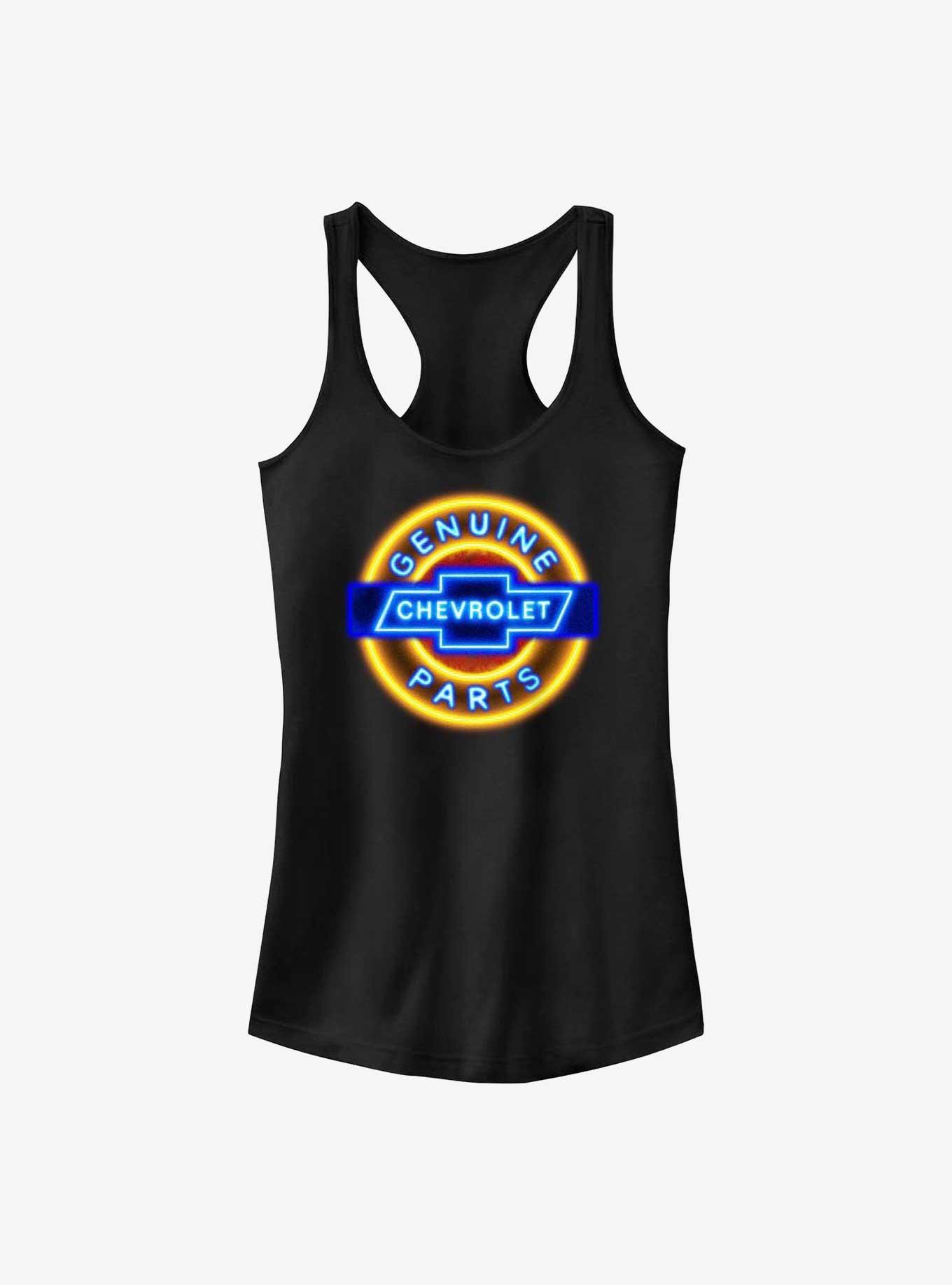 General Motors Chevrolet Genuine Parts Neon Sign Girls Tank, , hi-res