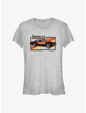General Motors Chevy 1970 Chevelle American Muscle Girls T-Shirt, , hi-res