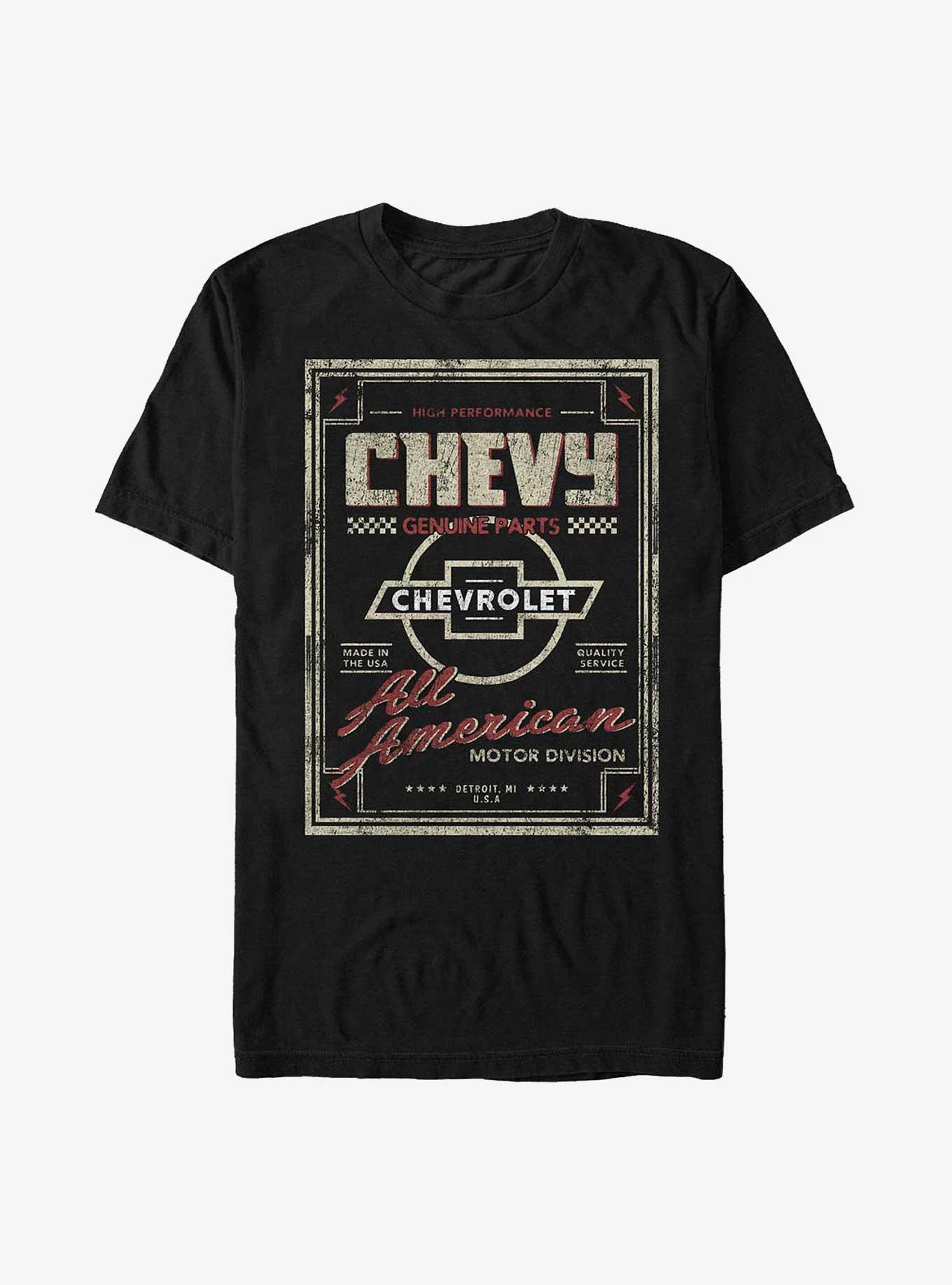 General Motors Chevy High Performance Genuine Parts T-Shirt, , hi-res