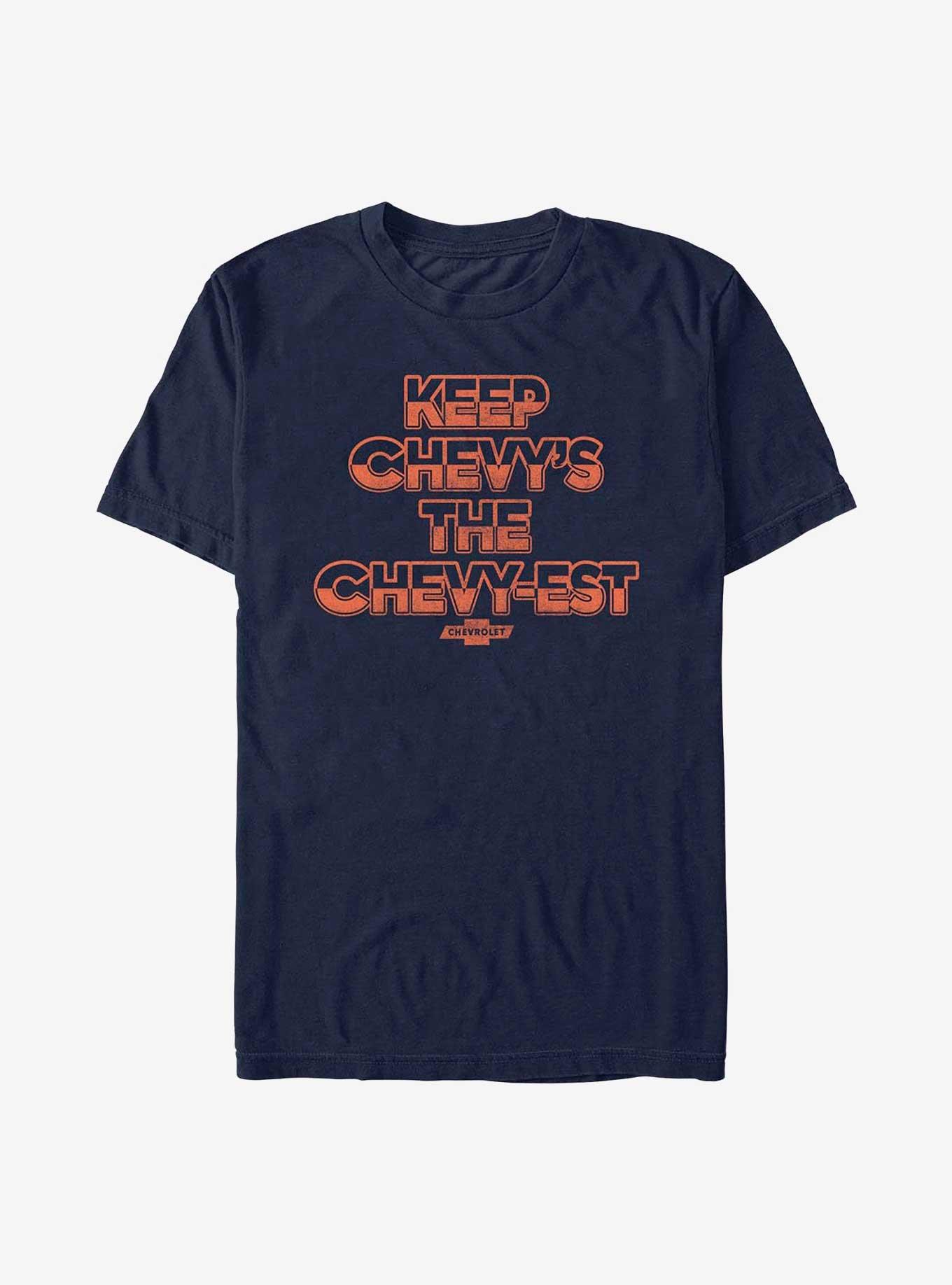 General Motors Keep Chevys The Chevyest T-Shirt, NAVY, hi-res