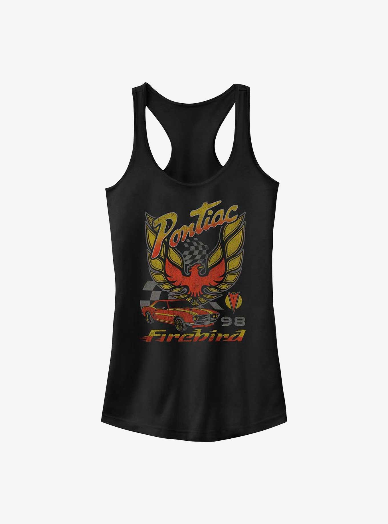 General Motors Pontiac Firebird 98 Girls Tank, BLACK, hi-res