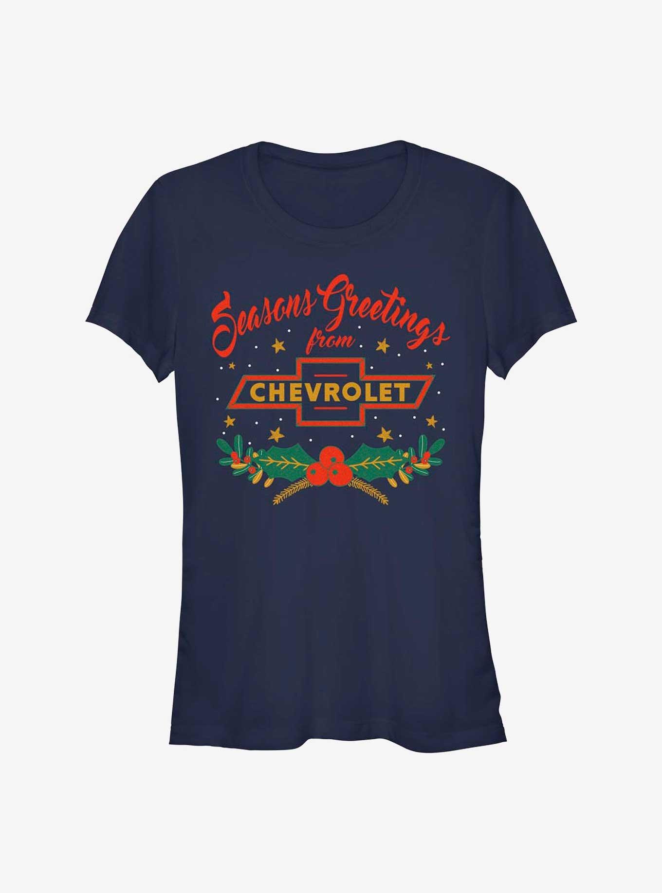 General Motors Seasons Greetings From Chevrolet Girls T-Shirt, , hi-res