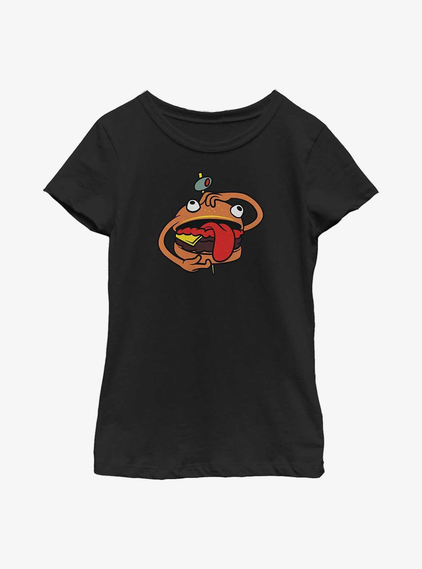Fortnite Durr Burger Youth Girls T-Shirt, , hi-res