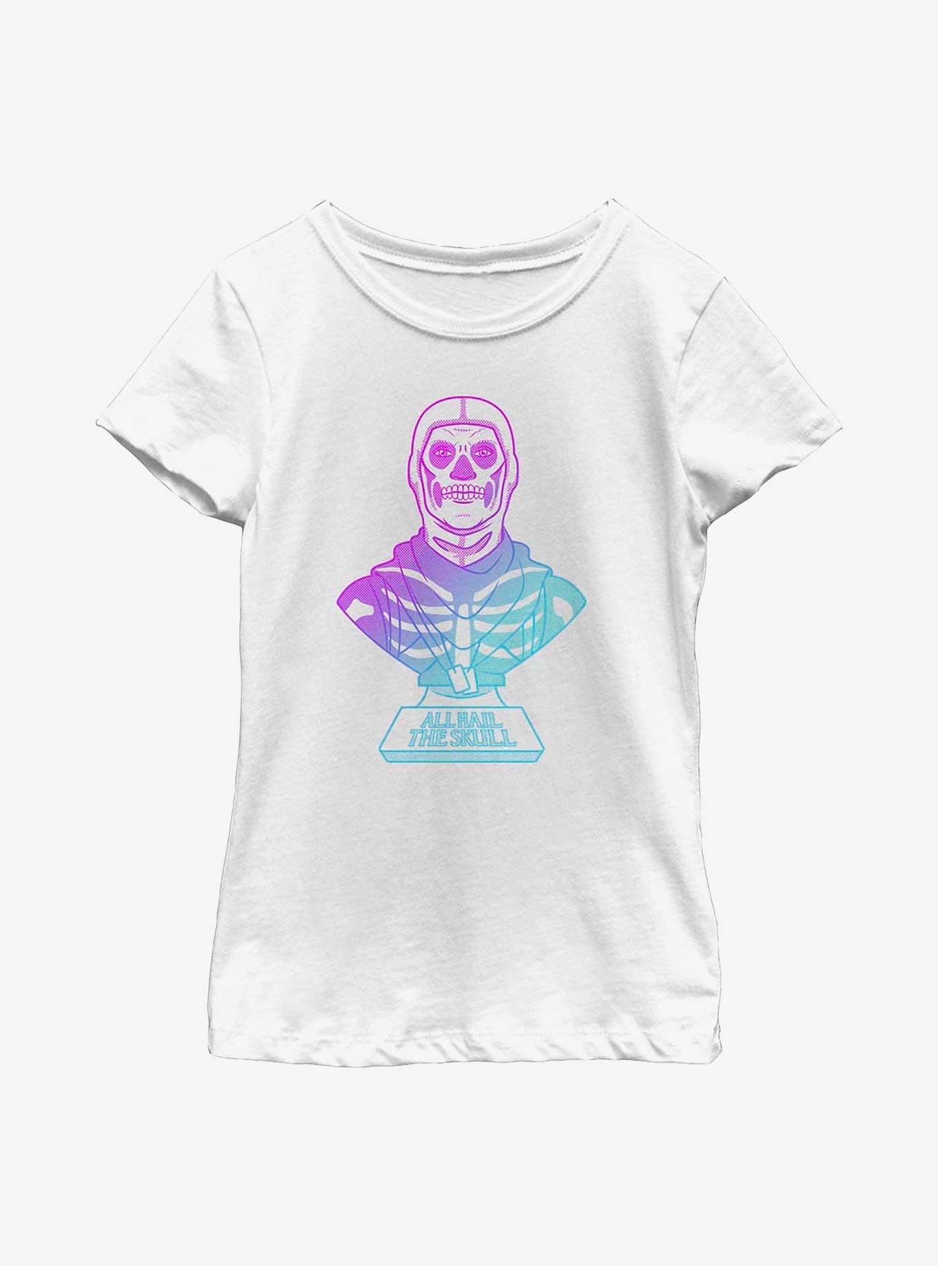 Fortnite All Hail The Skull Youth Girls T-Shirt, , hi-res