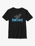 Fortnite Raven Wings Youth T-Shirt, BLACK, hi-res
