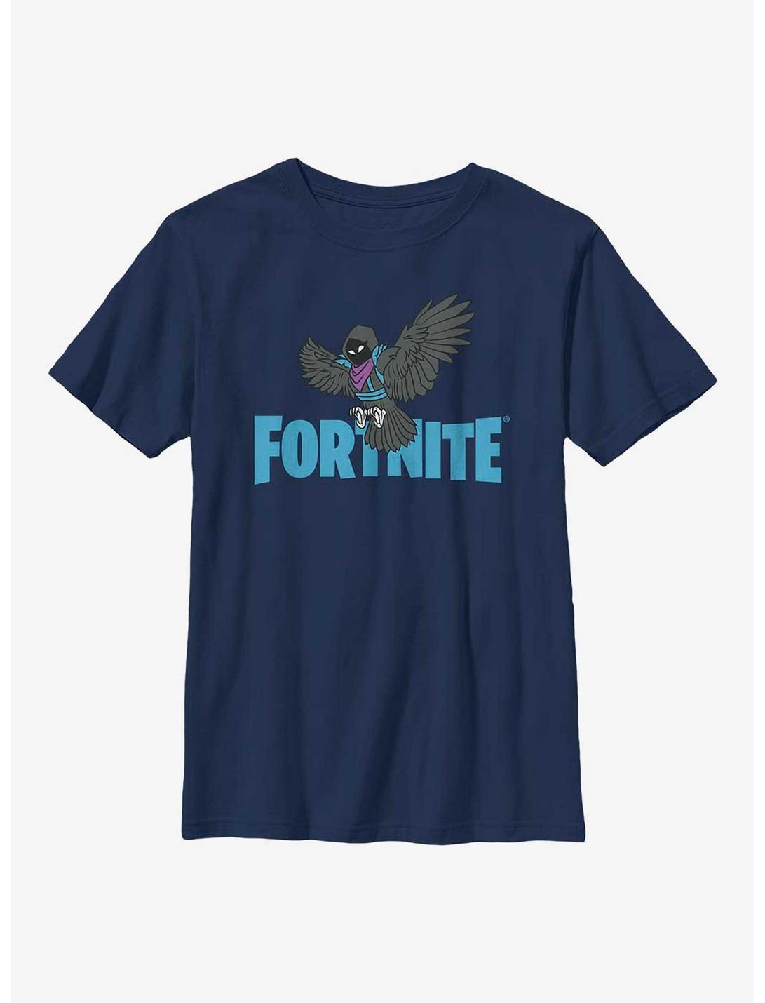 Fortnite Raven Wings Youth T-Shirt, NAVY, hi-res