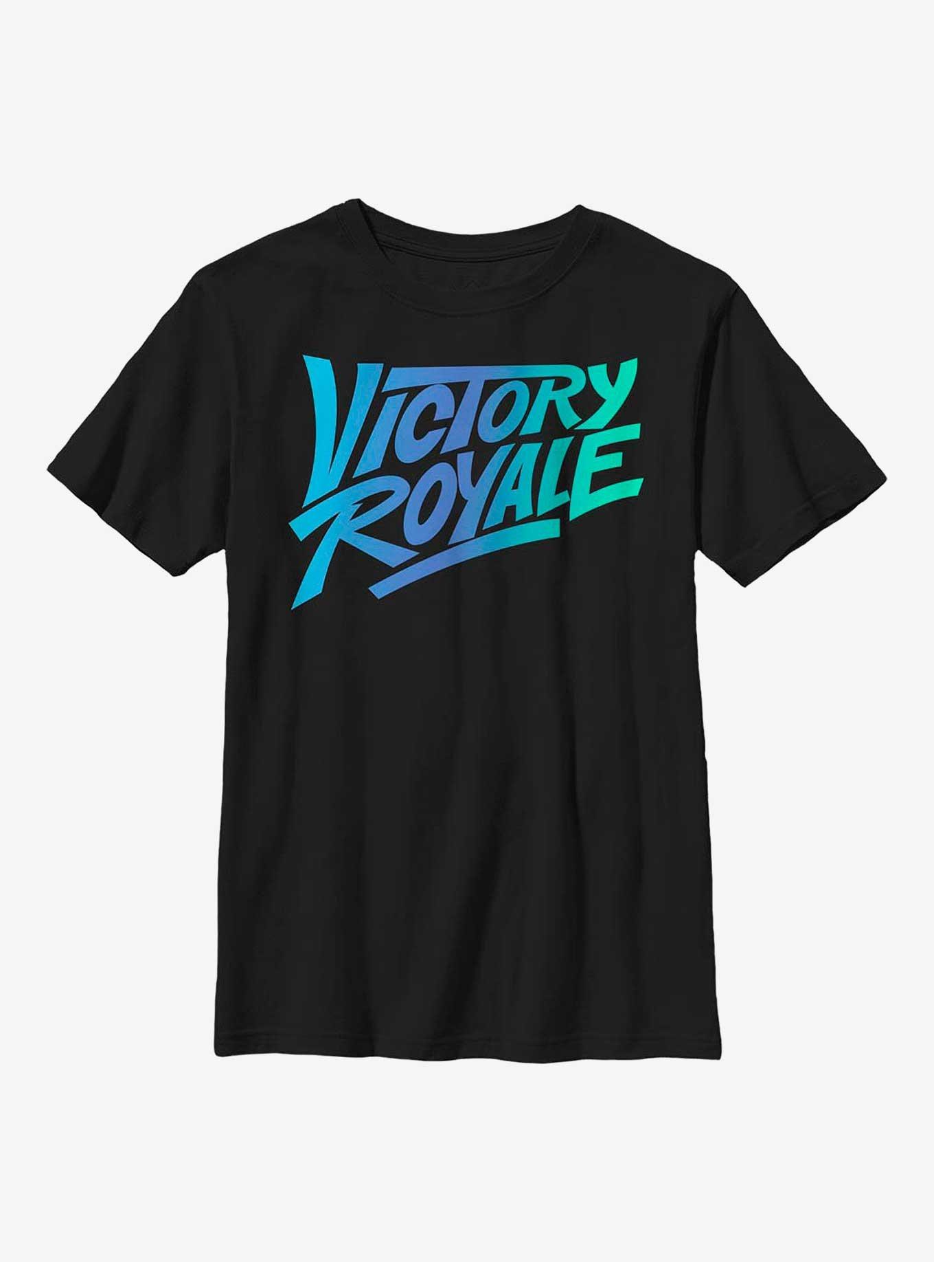 Fortnite Victory Royale Logo Youth T-Shirt, BLACK, hi-res