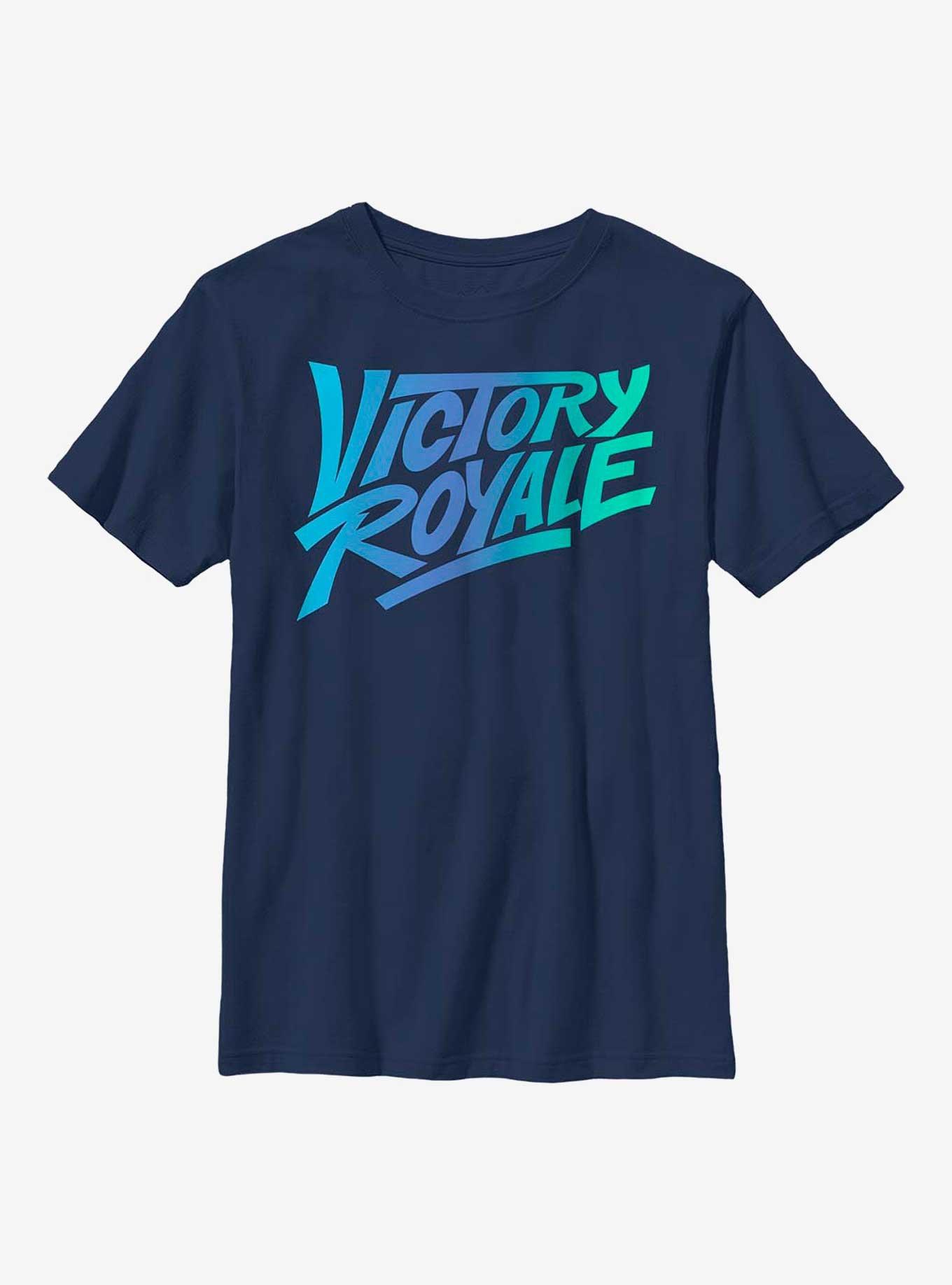 Fortnite Victory Royale Logo Youth T-Shirt, NAVY, hi-res