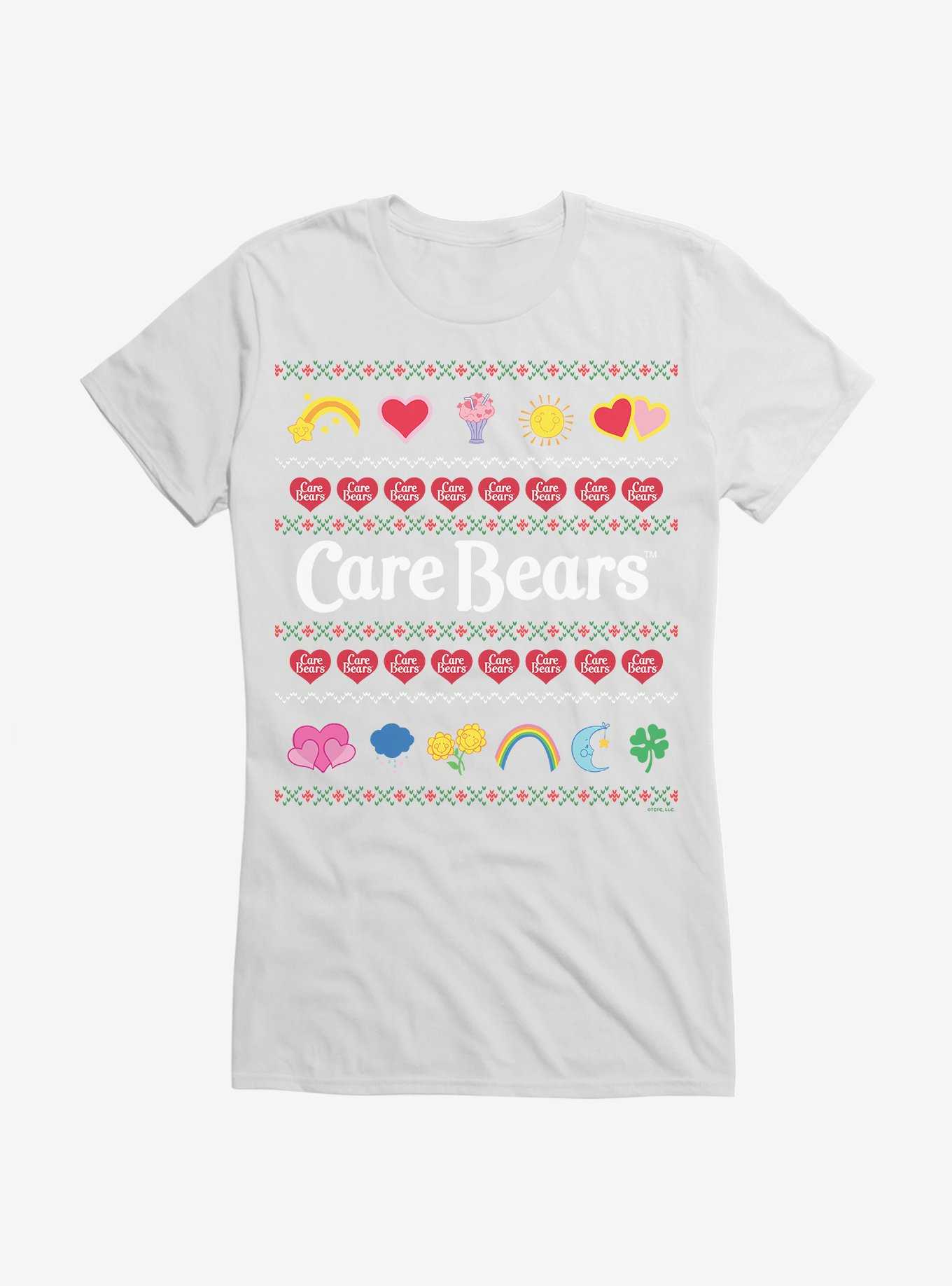 Care Bears Ugly Holiday Pattern Girls T-Shirt, , hi-res