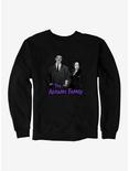 The Addams Family Gomez And Morticia Addams Sweatshirt, BLACK, hi-res