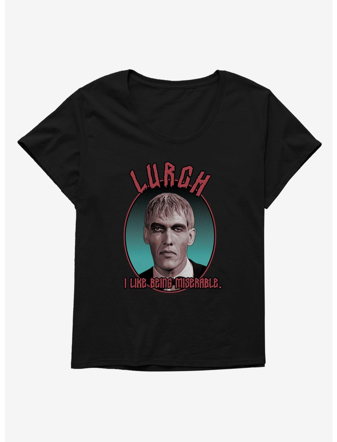 The Addams Family Lurch Womens T-Shirt Plus Size, BLACK, hi-res