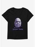 The Addams Family Uncle Fester Womens T-Shirt Plus Size, BLACK, hi-res