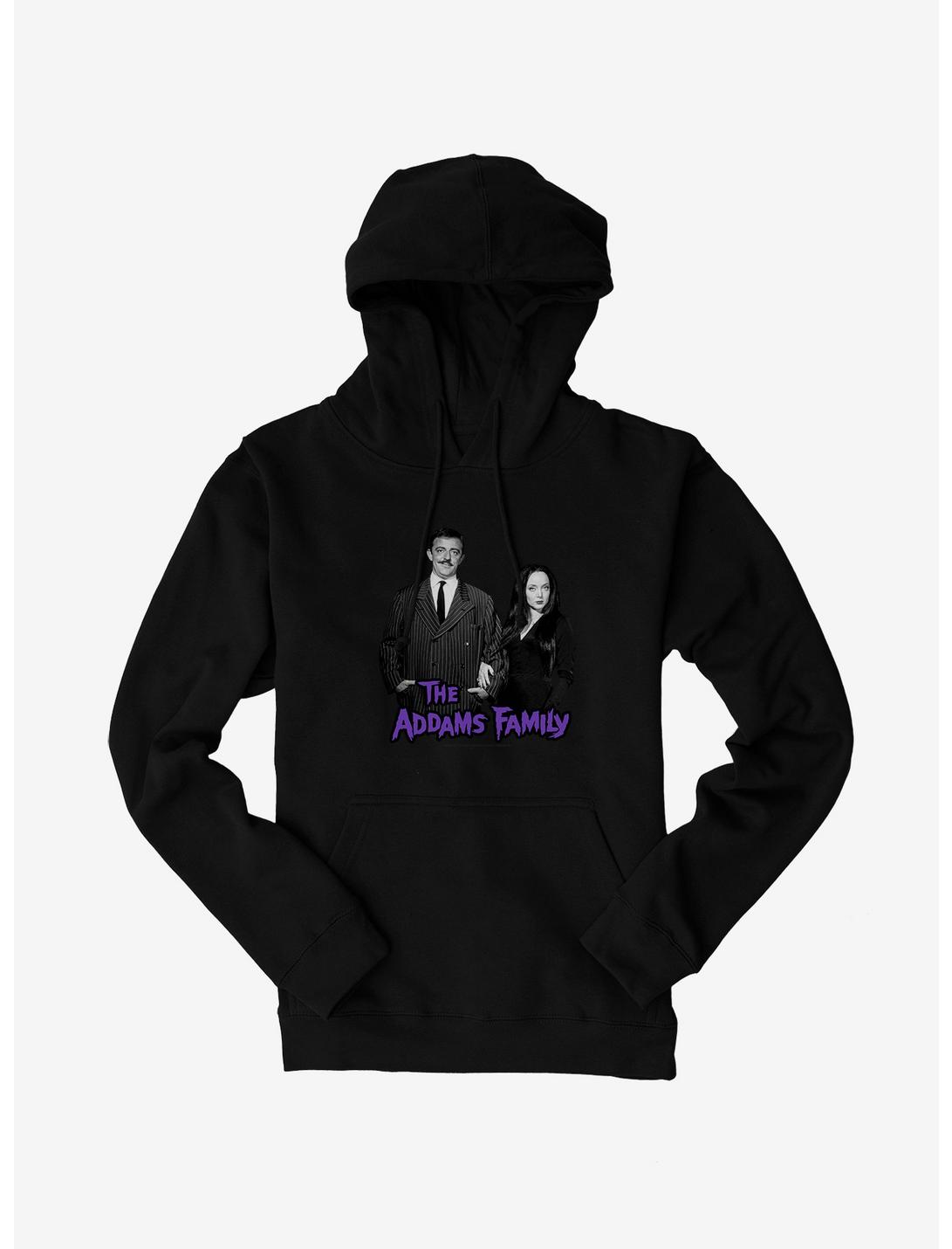 The Addams Family Gomez And Morticia Addams Hoodie, BLACK, hi-res