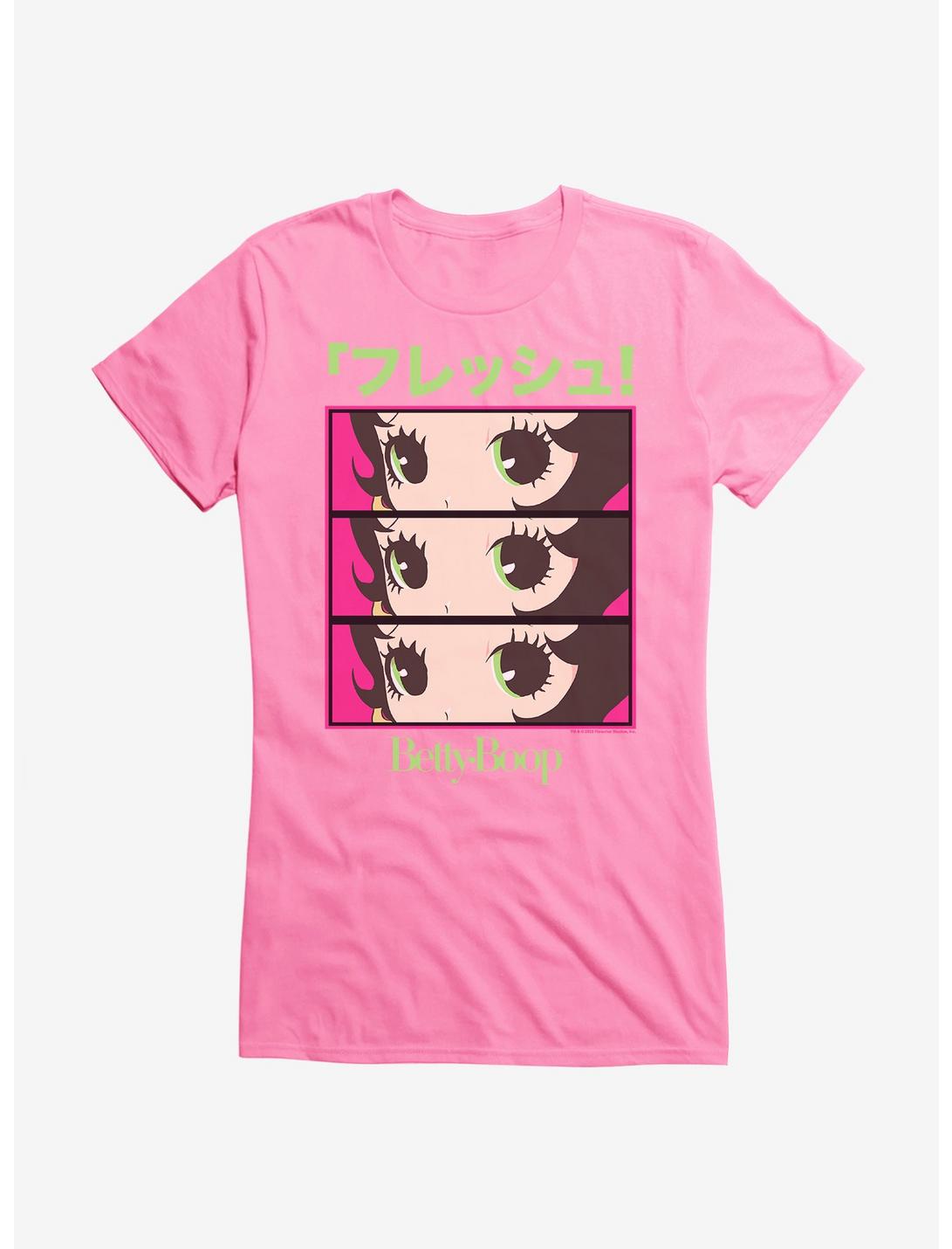 Betty Boop Anime Green Eyes Girls T-Shirt, , hi-res