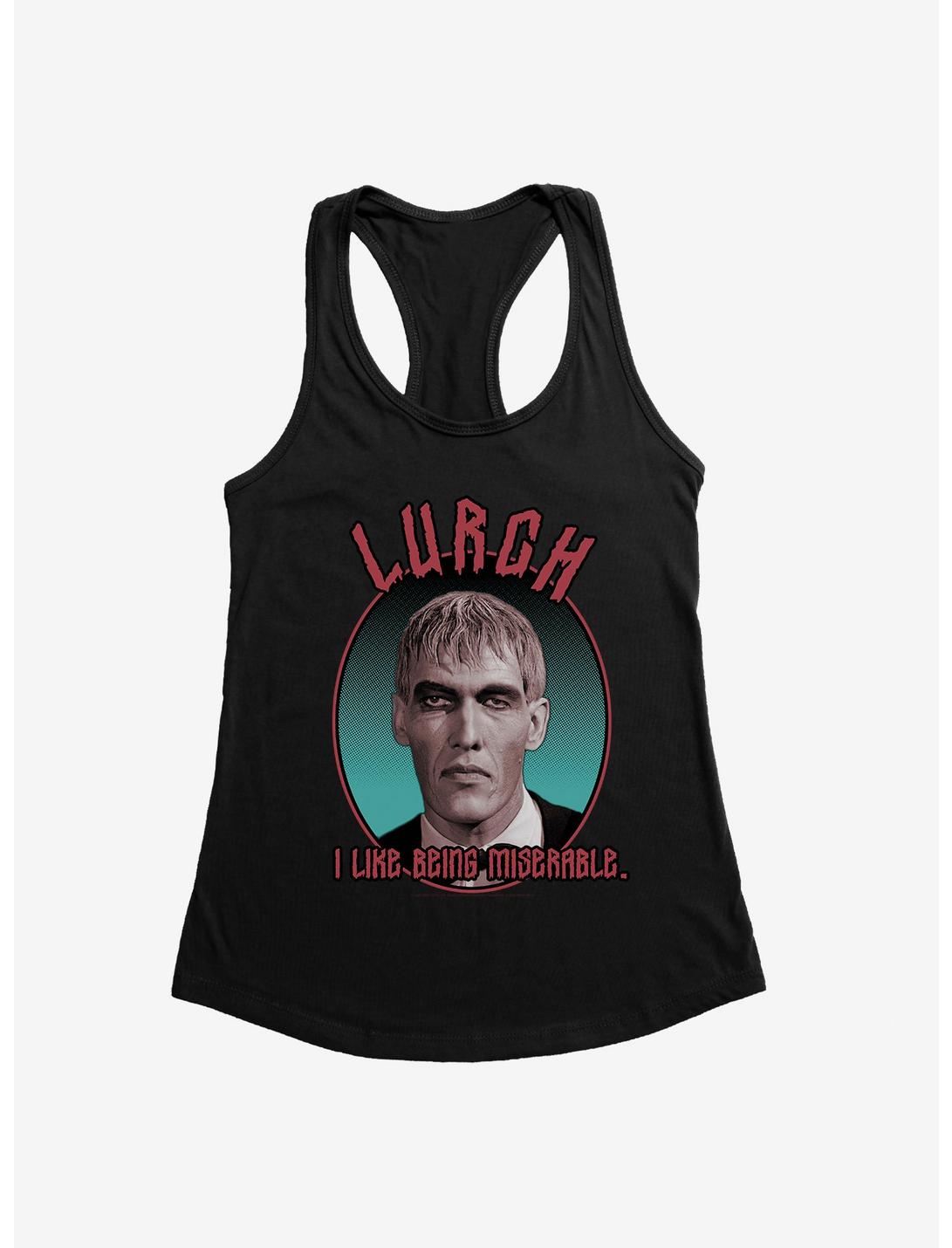 The Addams Family Lurch Womens Tank Top, BLACK, hi-res