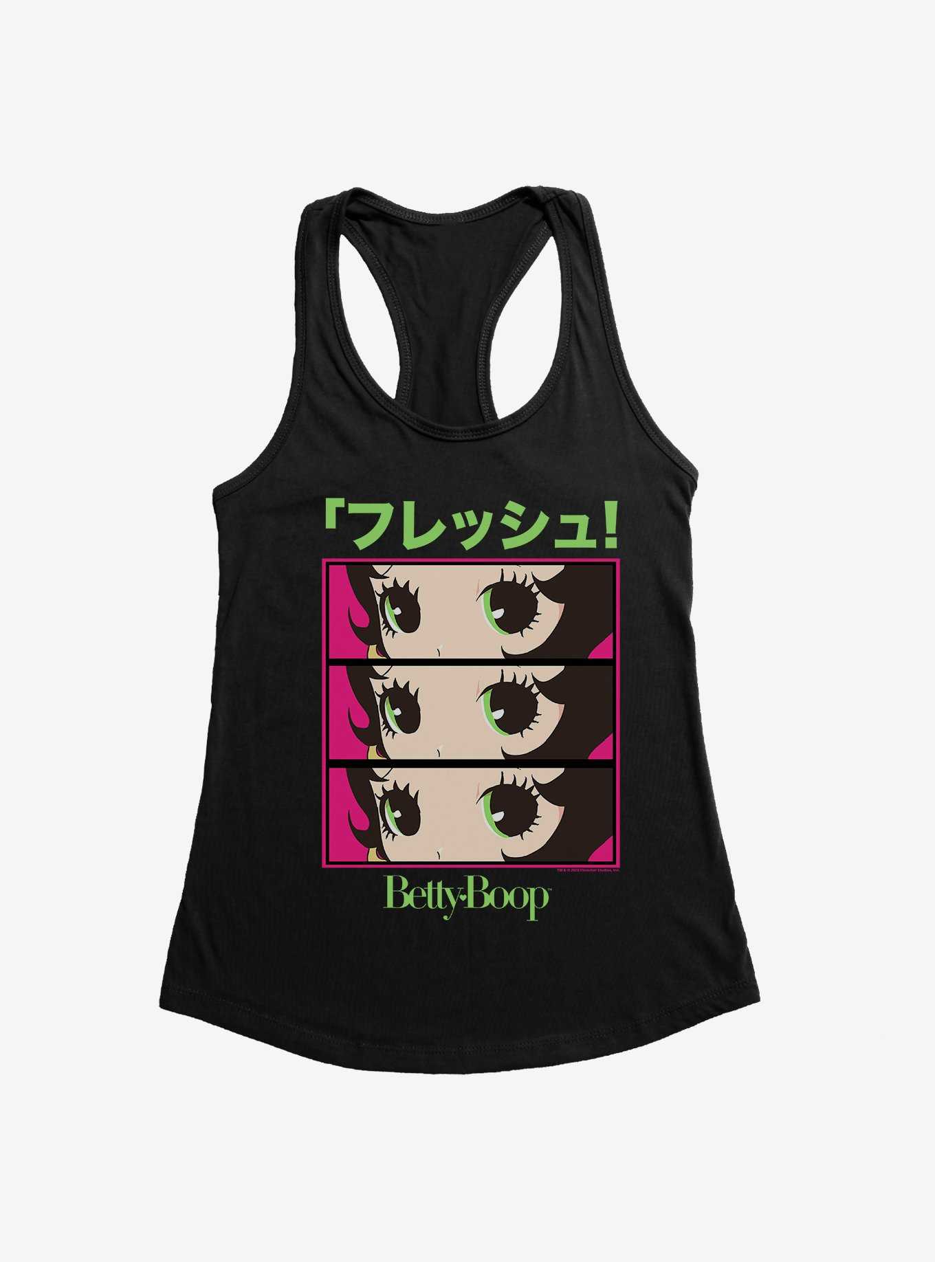 Betty Boop Anime Green Eyes Girls Tank, , hi-res