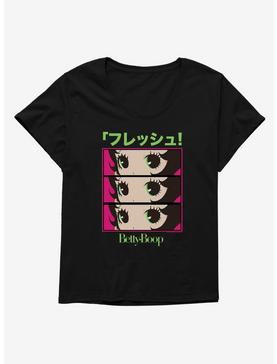 Betty Boop Anime Green Eyes Girls T-Shirt Plus Size, , hi-res