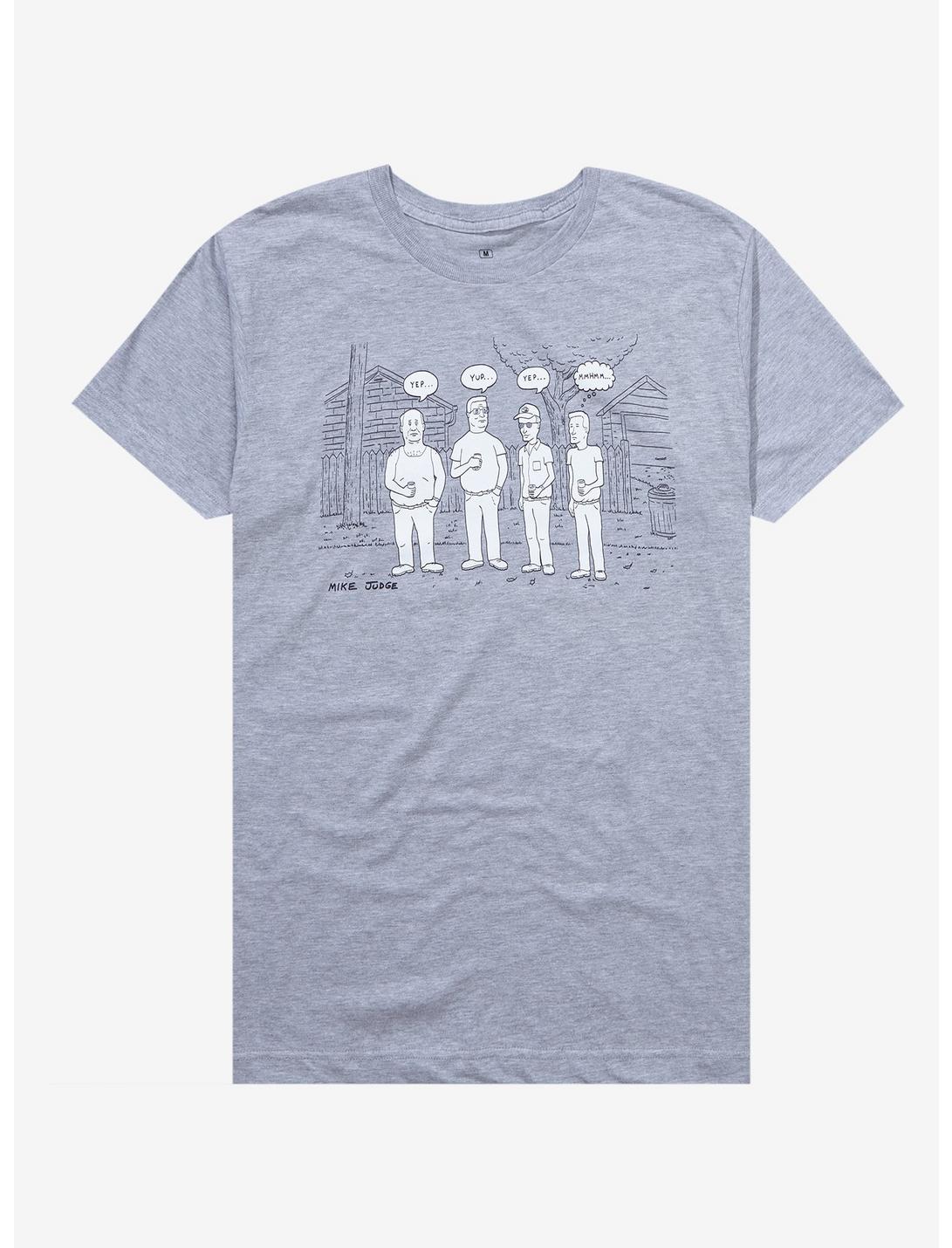 King of The Hill Group Portrait T-Shirt - BoxLunch Exclusive, HEATHER GREY, hi-res