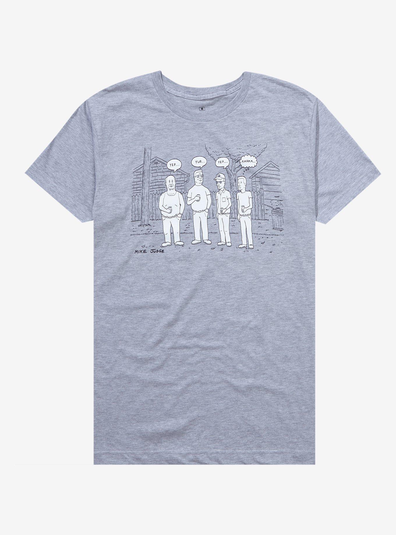 King of The Hill Group Portrait T-Shirt - BoxLunch Exclusive, HEATHER GREY, hi-res