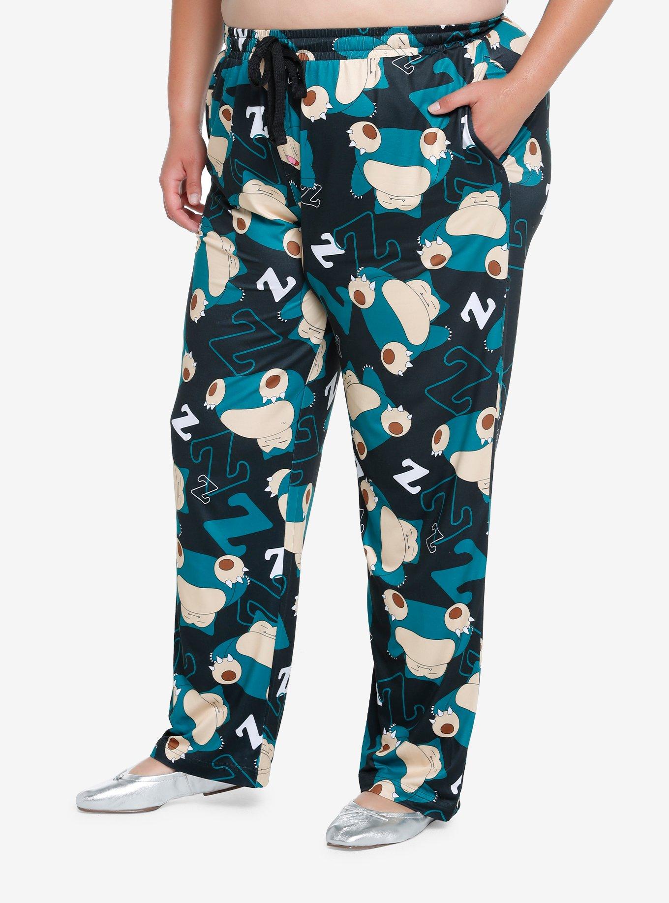 Pokémon Snorlax Allover Print Women's Plus Size Sleep Pants - BoxLunch  Exclusive