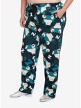 Pokémon Snorlax Allover Print Women's Plus Size Sleep Pants - BoxLunch Exclusive, MULTI, hi-res
