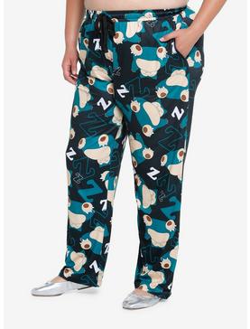 Plus Size Pokémon Snorlax Allover Print Women's Sleep Pants - BoxLunch Exclusive, , hi-res