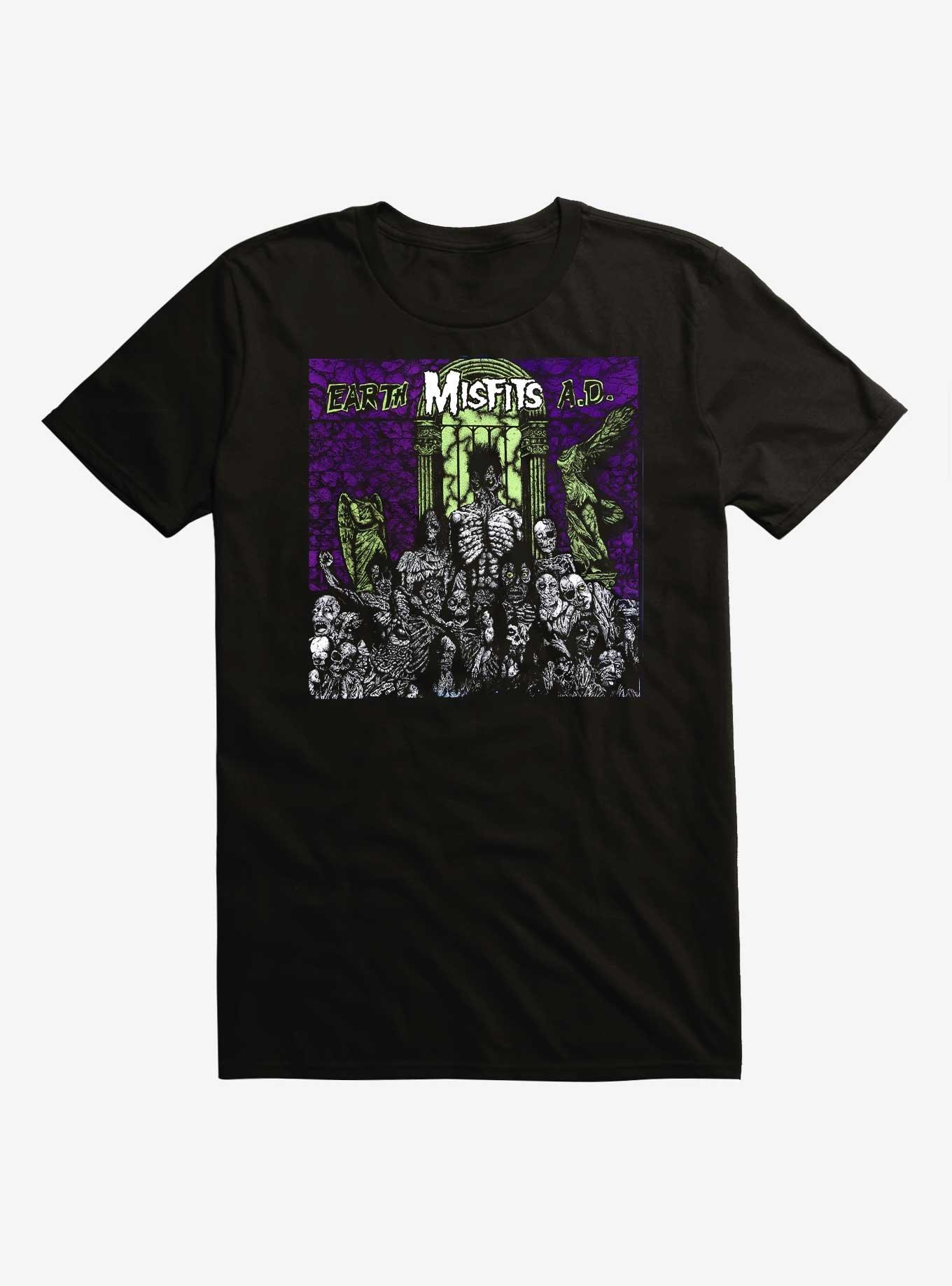 Earth Misfits A.D. Tシャツ Misfits Earth A.D. T-Shirt - BLACK | BoxLunch