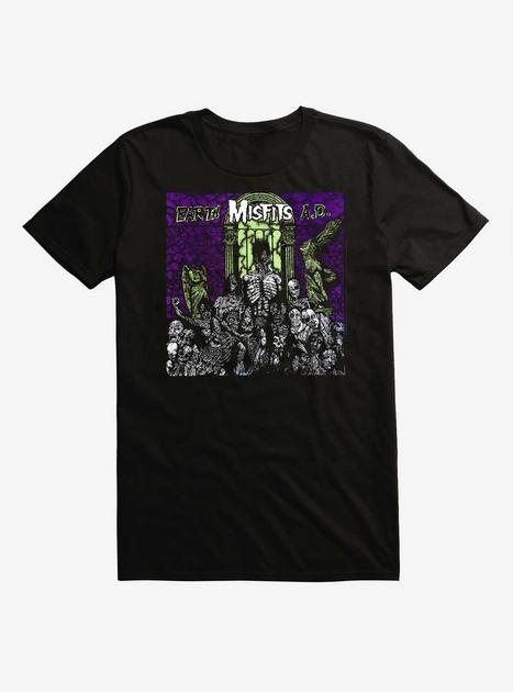 Earth Misfits A.D. Tシャツ Misfits Earth A.D. T-Shirt - BLACK | BoxLunch