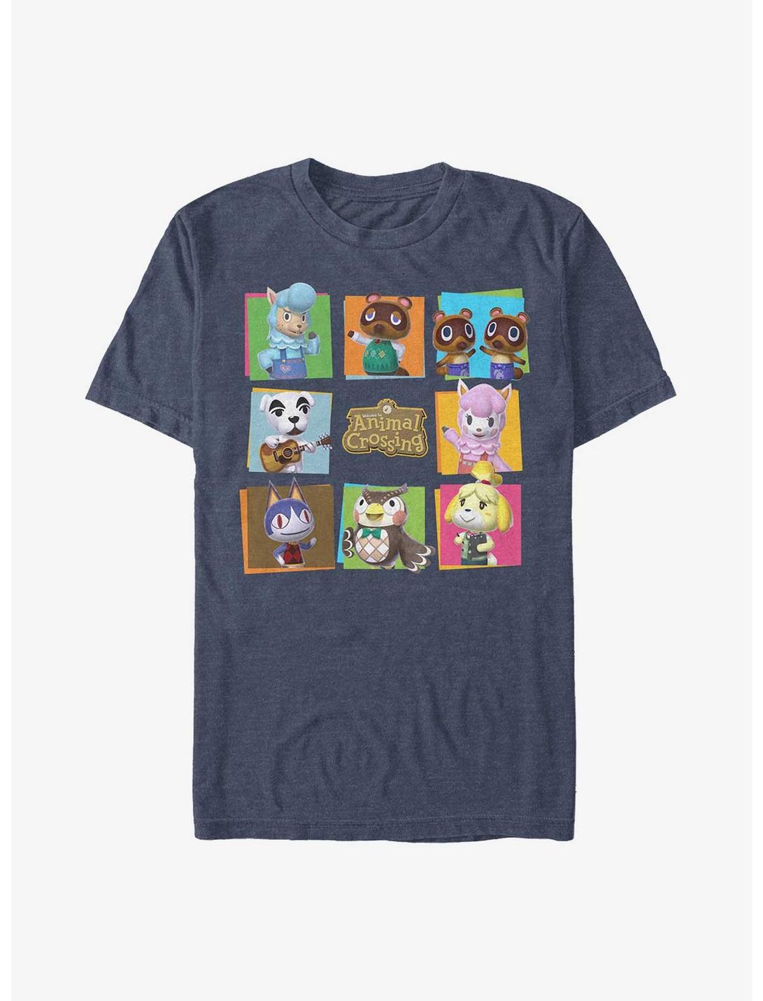 Nintendo Animal Crossing Island Bunch T-Shirt, NAVY HTR, hi-res