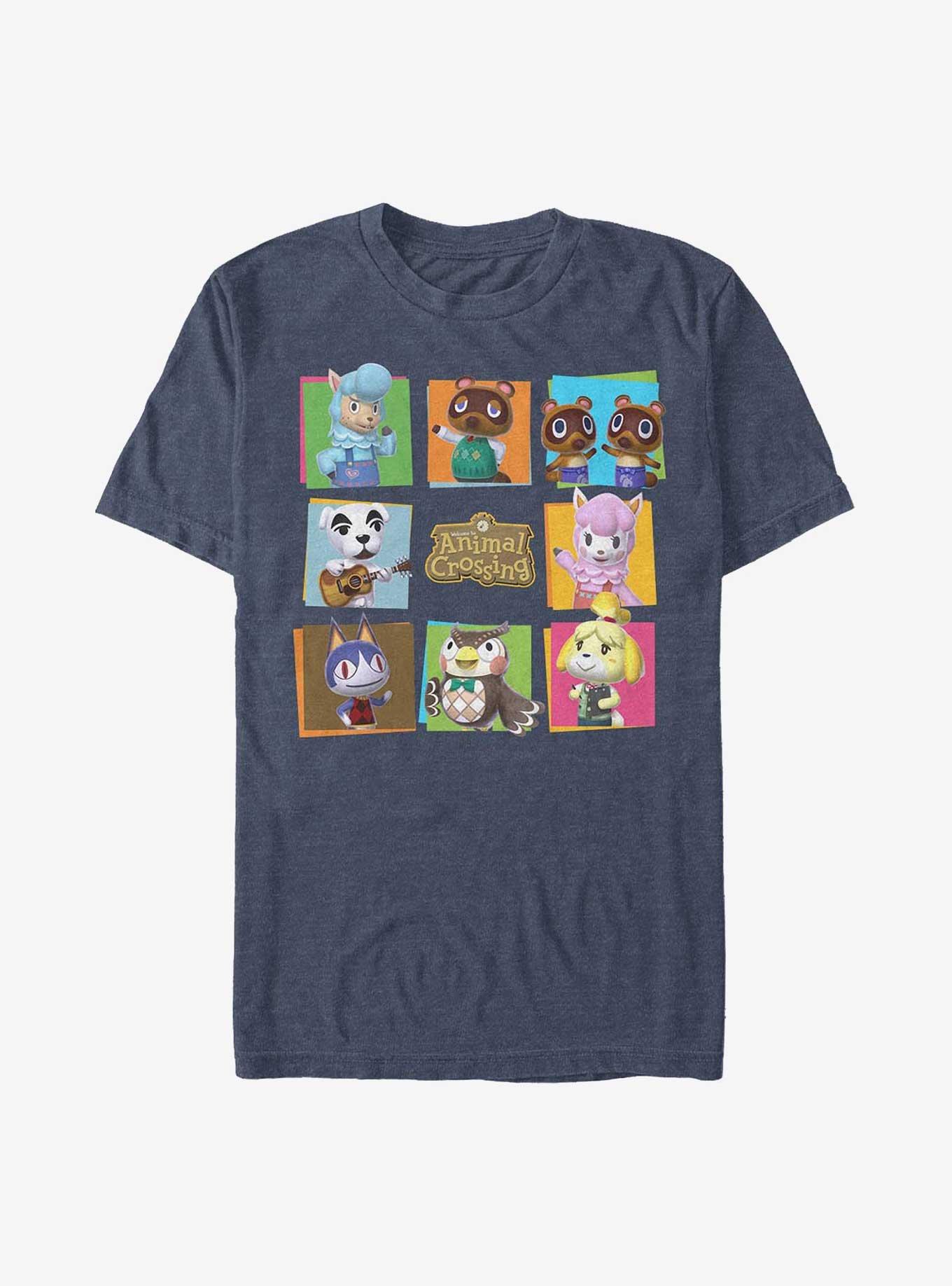 Nintendo Animal Crossing Island Bunch T-Shirt, NAVY HTR, hi-res