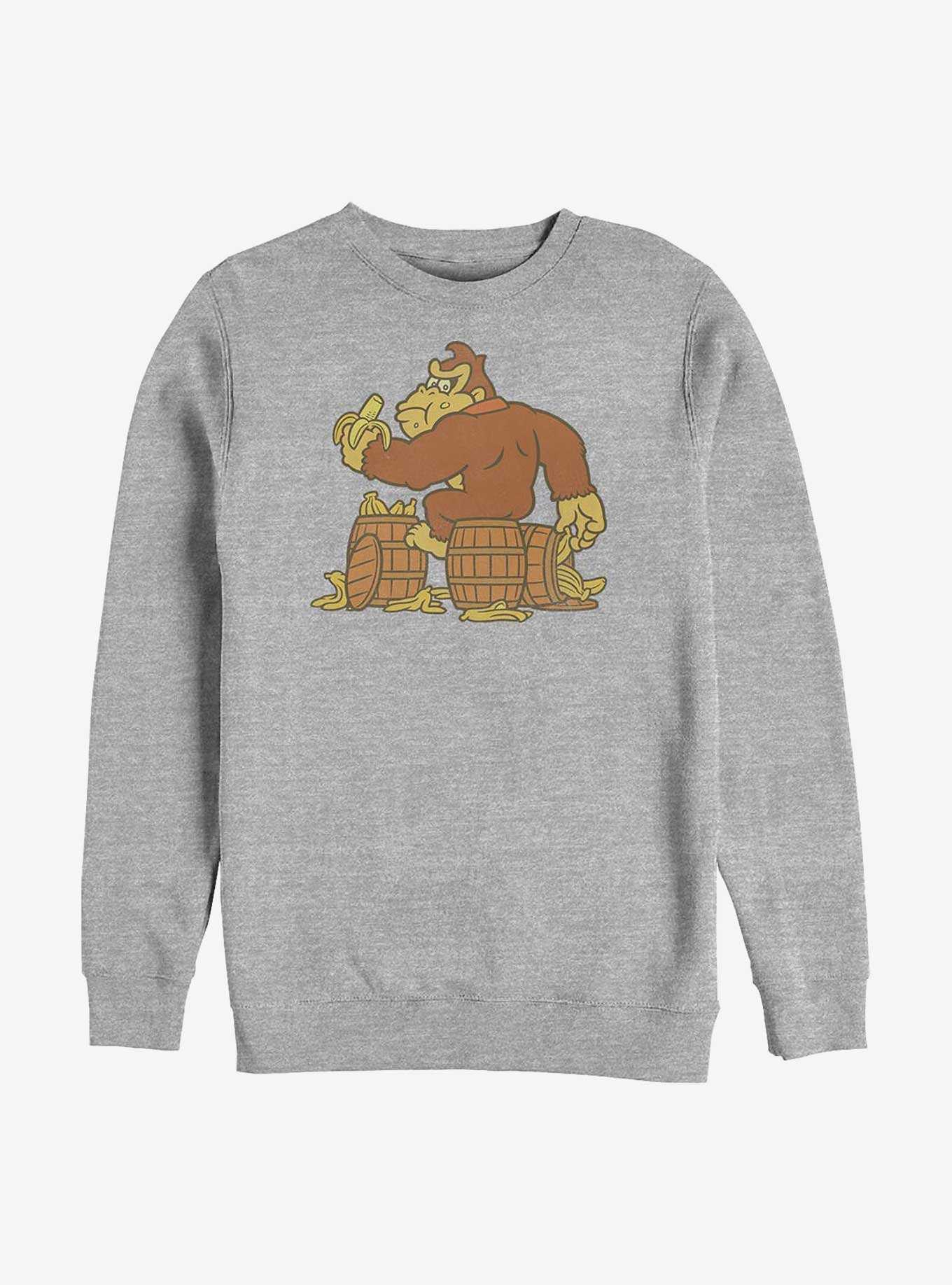 Nintendo Donkey Kong Banana Barrel Sweatshirt, , hi-res