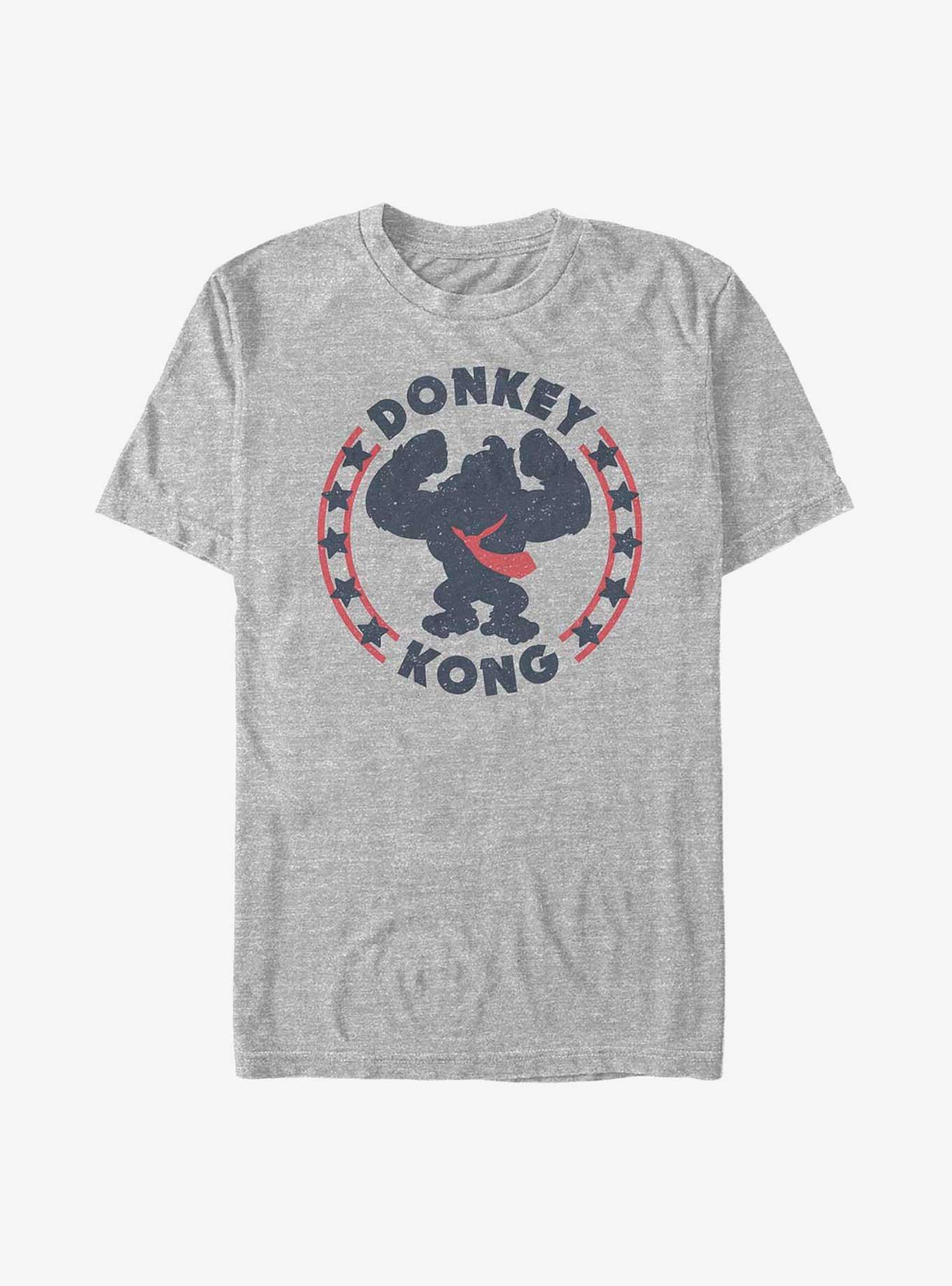Nintendo Donkey Kong Stamp T-Shirt, ATH HTR, hi-res