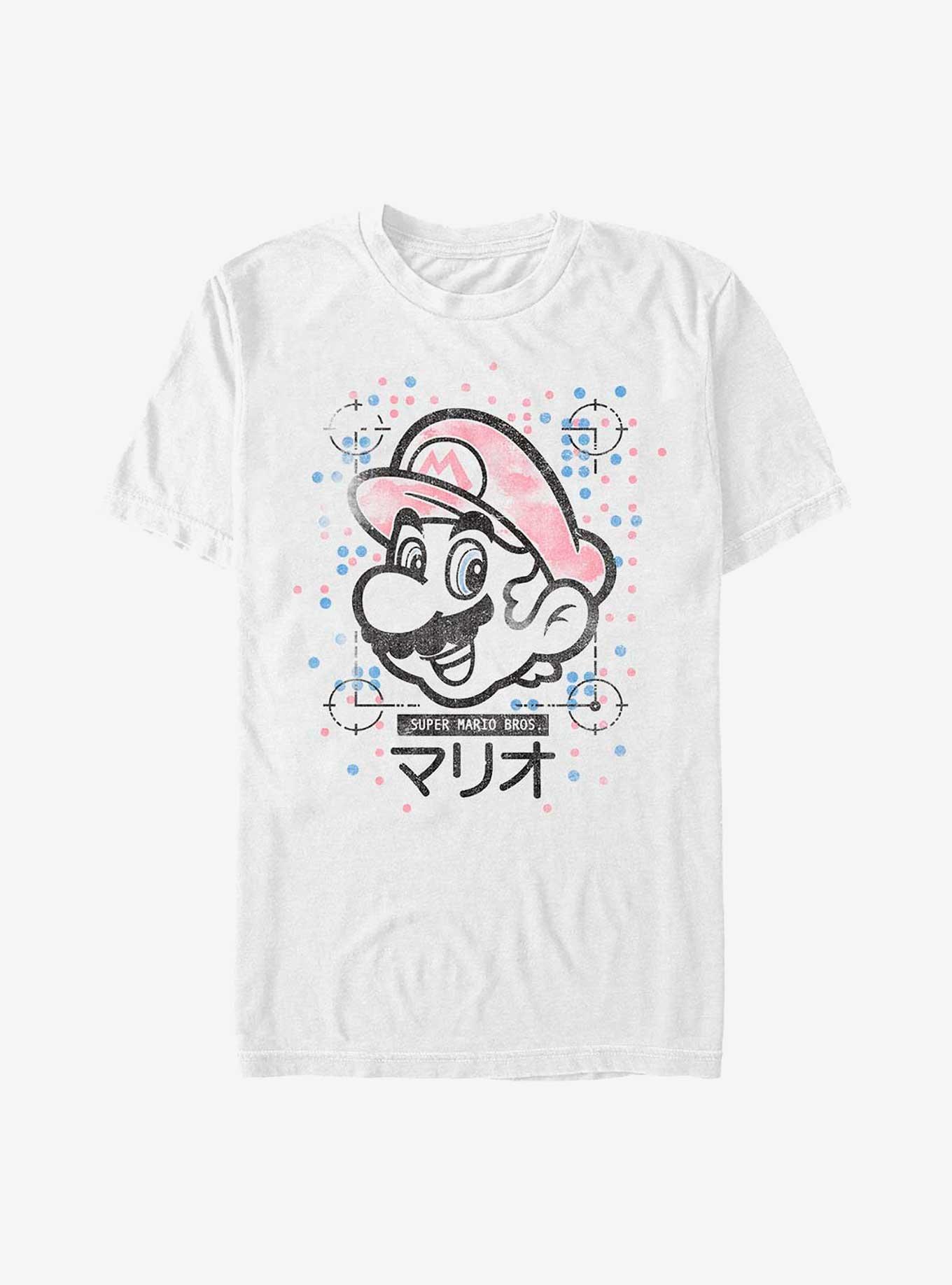 Nintendo Mario Big Face Mario T-Shirt, WHITE, hi-res