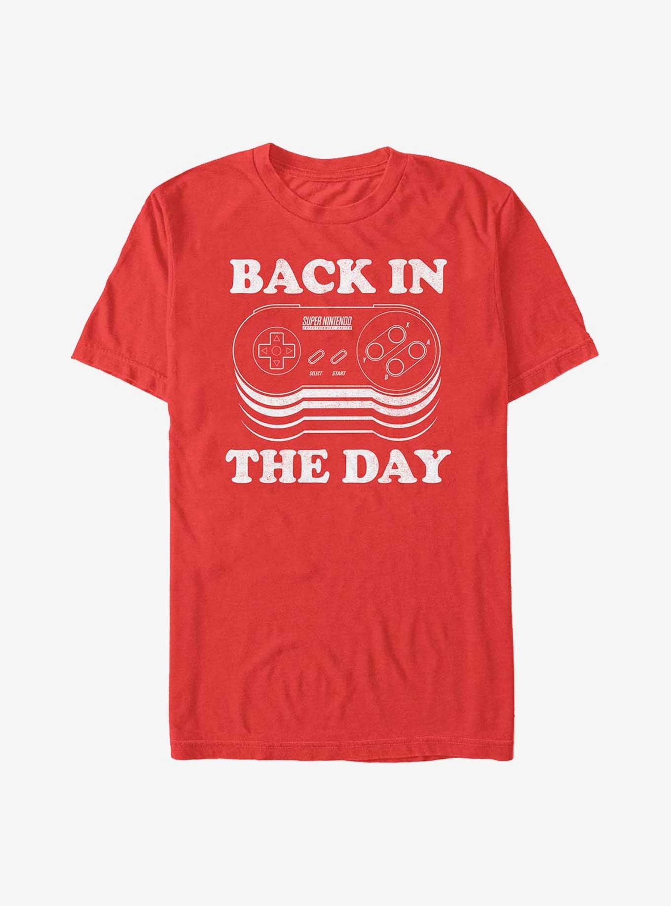 Nintendo Back In The Day Controller T-Shirt, RED, hi-res
