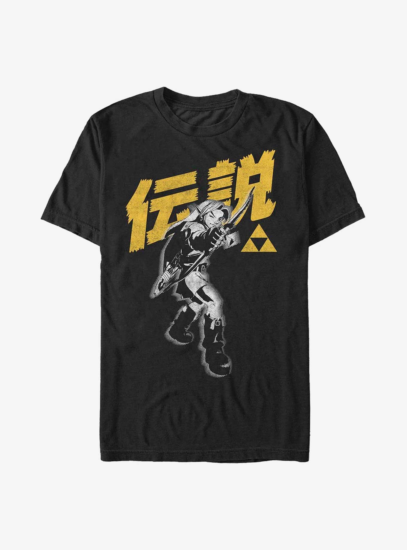 The Legend of Zelda Bow Legend Link T-Shirt, BLACK, hi-res