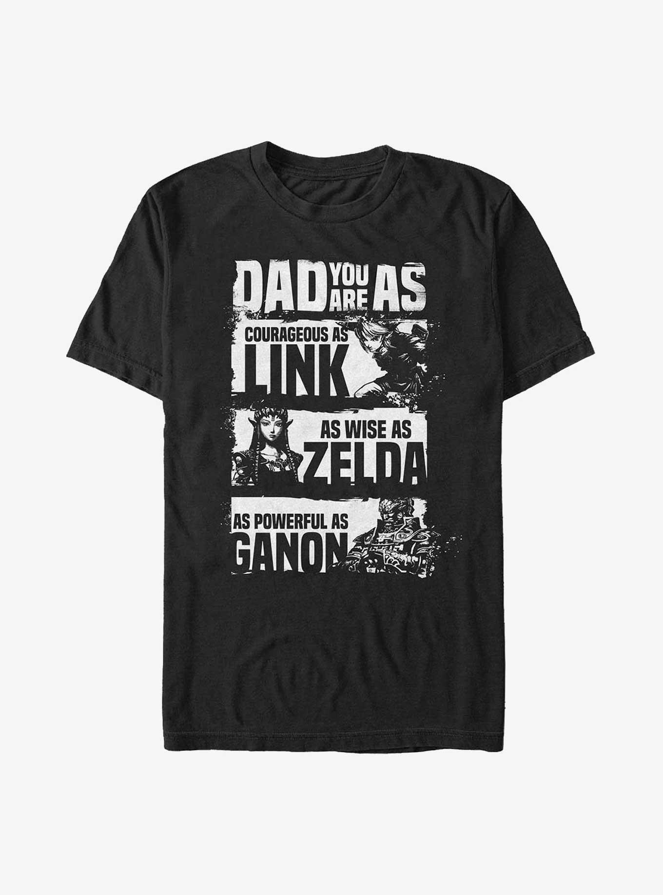 The Legend of Zelda Dad You Are Courageous, Wise, & Powerful T-Shirt, , hi-res