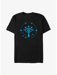 The Legend of Zelda: Ocarina of Time Lens of Truth Icon T-Shirt, BLACK, hi-res