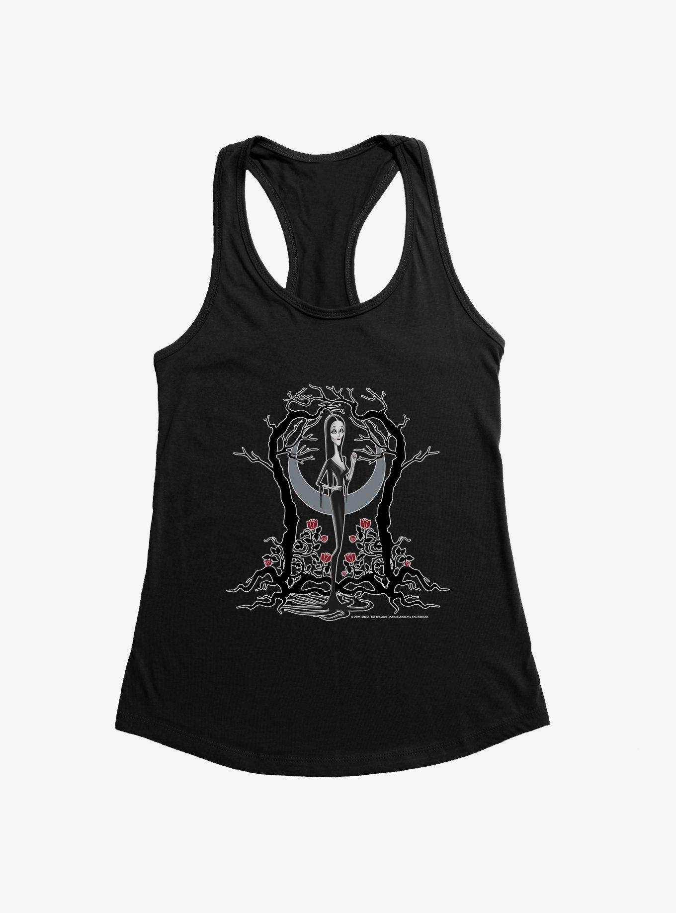 The Addams Family 2 Morticia Girls Tank, BLACK, hi-res