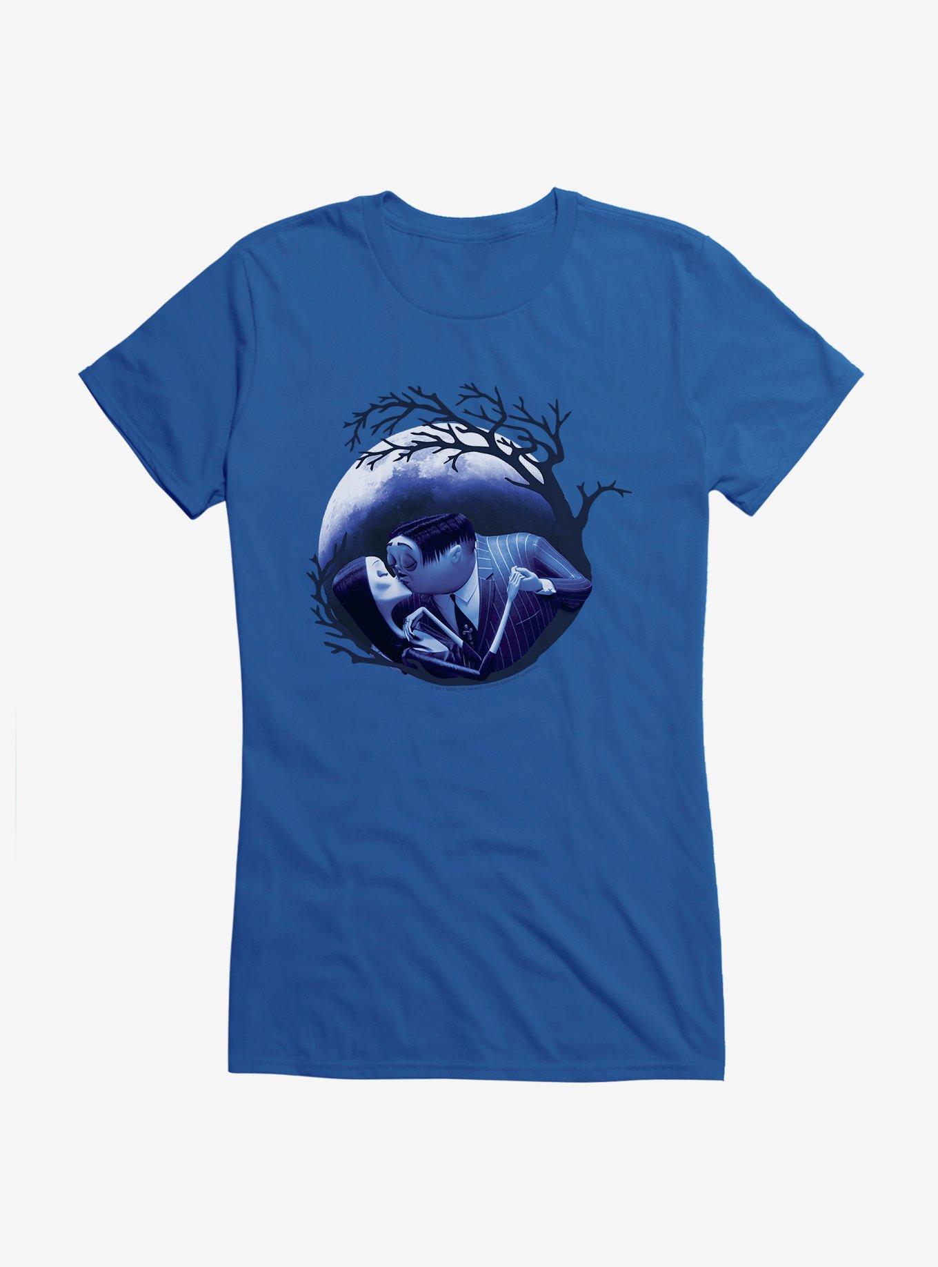 The Addams Family 2 Morticia and Gomez Kiss Girls T-Shirt, , hi-res
